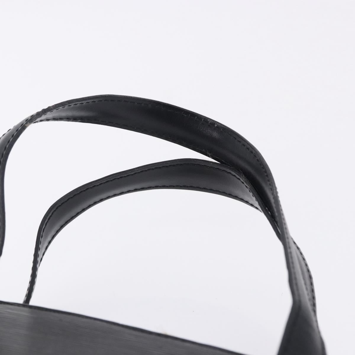 Louis Vuitton Saint Jacques Leather, Black, Leather, Shoulder Bag
