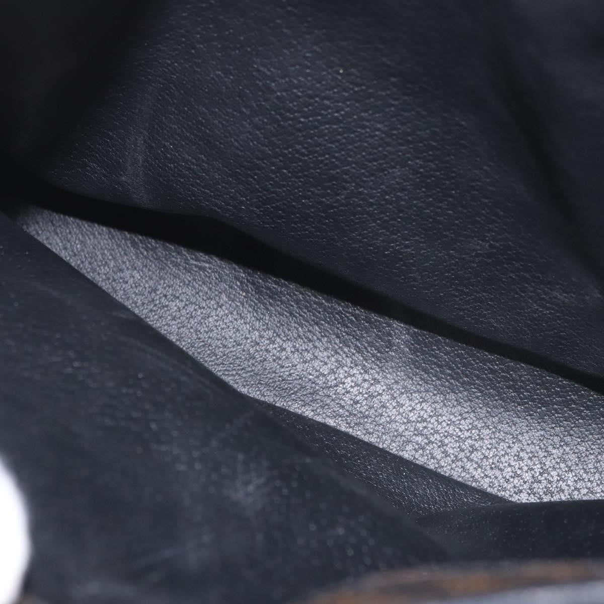 Celine C Macadam Tote PVC leather/ Macadam canvas, Black, Canvas, Shoulder Bag