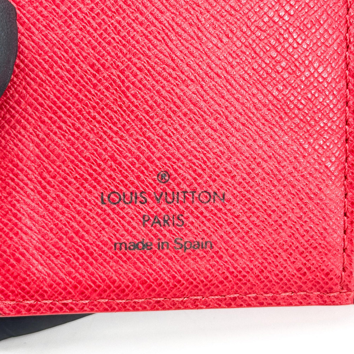 Louis Vuitton Ring Agenda Cover Epi Leather, Red, Leather, Briefcase