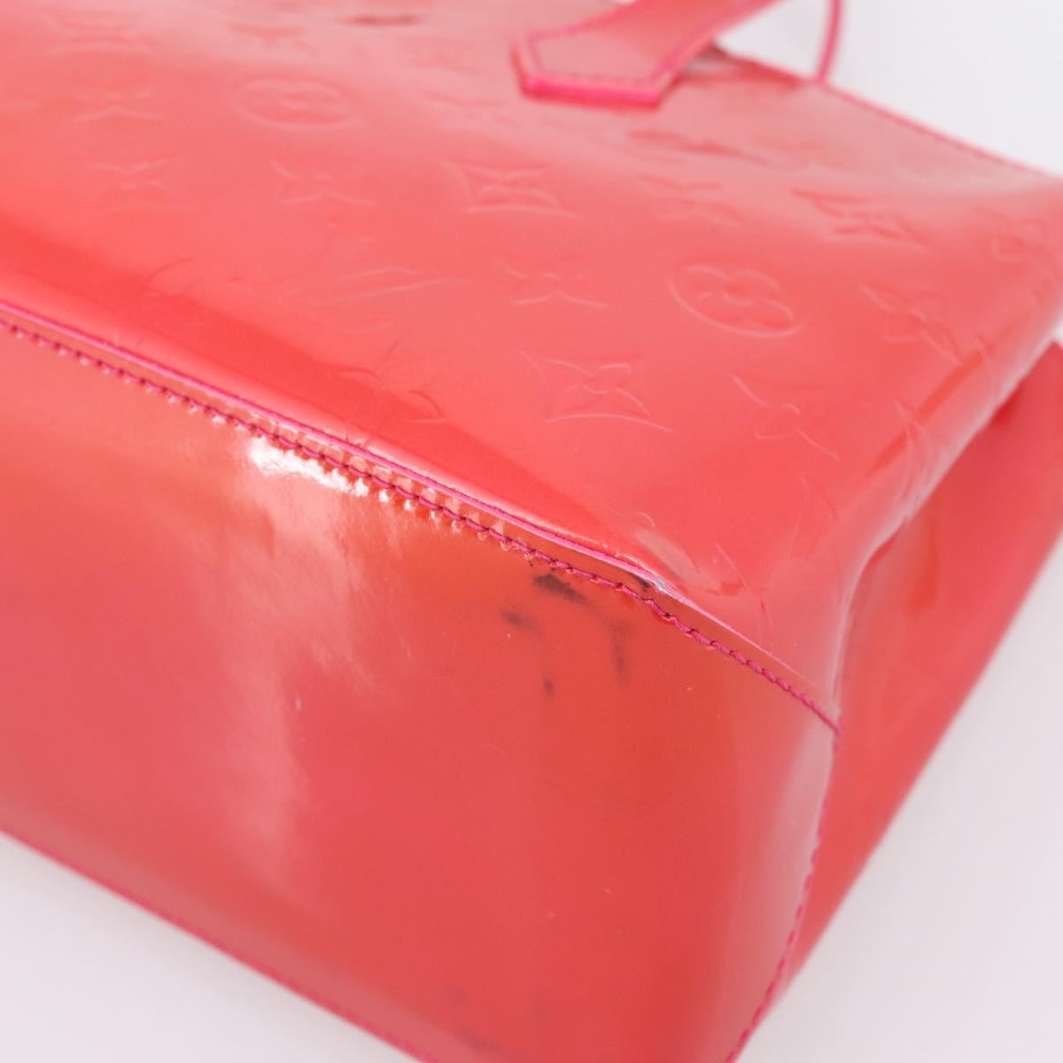 Louis Vuitton Wilshire Monogram Vernis, Pink, Patent Leather, Tote Bag