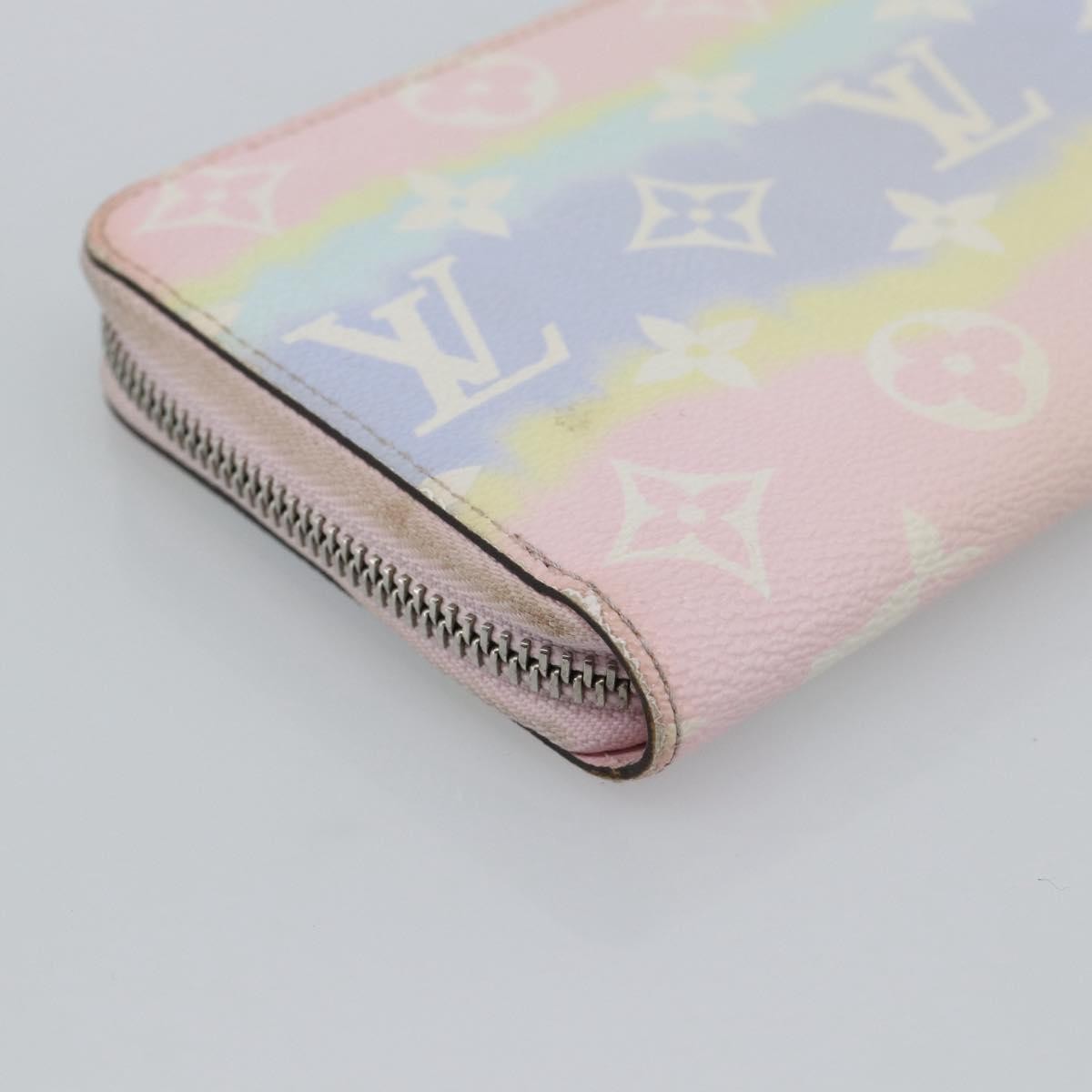 Louis Vuitton Zippy By The Pool Monogram Giant, Pink, Canvas, Wallet