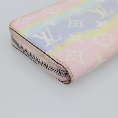 Louis Vuitton Zippy By The Pool Monogram Giant, Pink, Canvas, Wallet