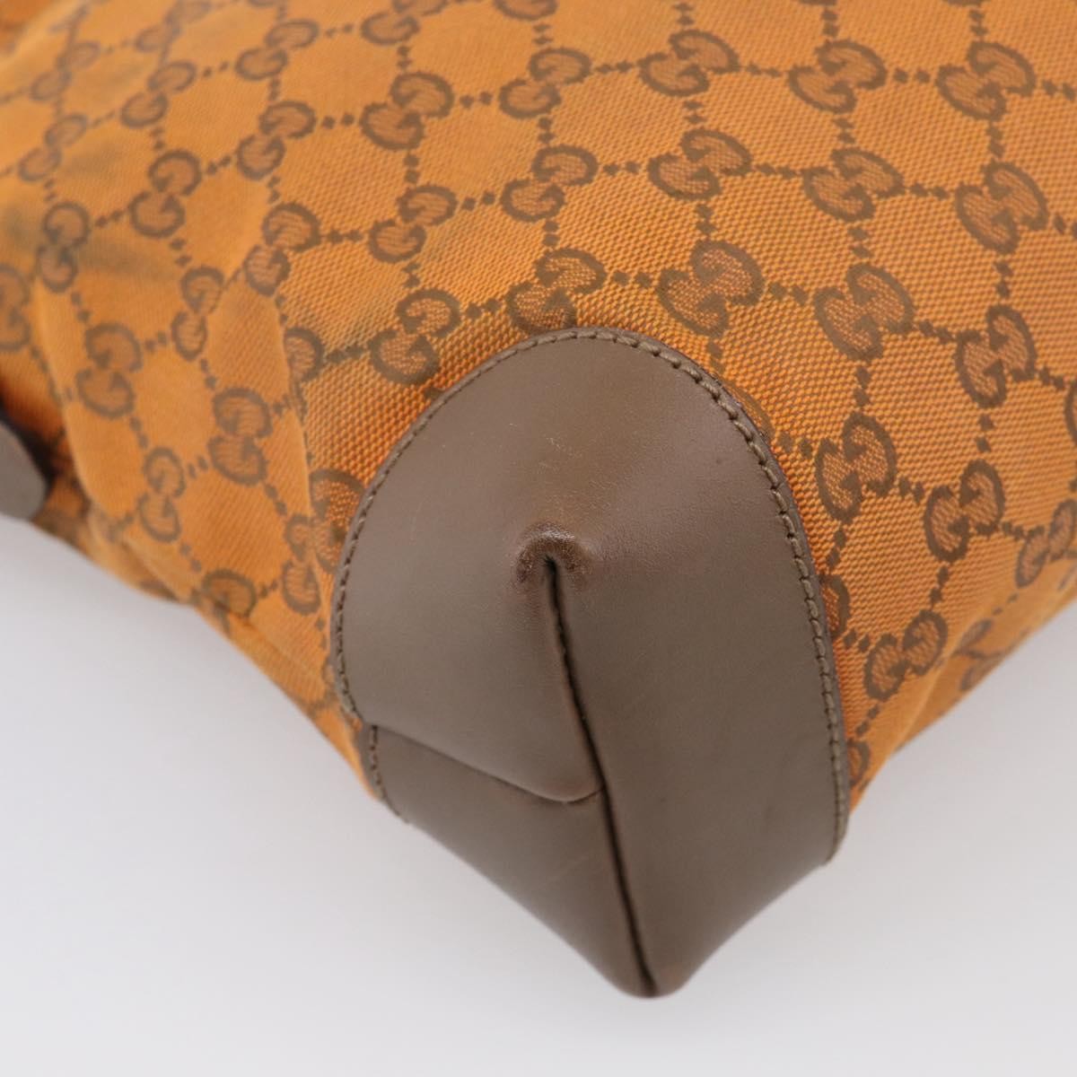Gucci Shoulder Canvas, Orange, Canvas, Shoulder Bag