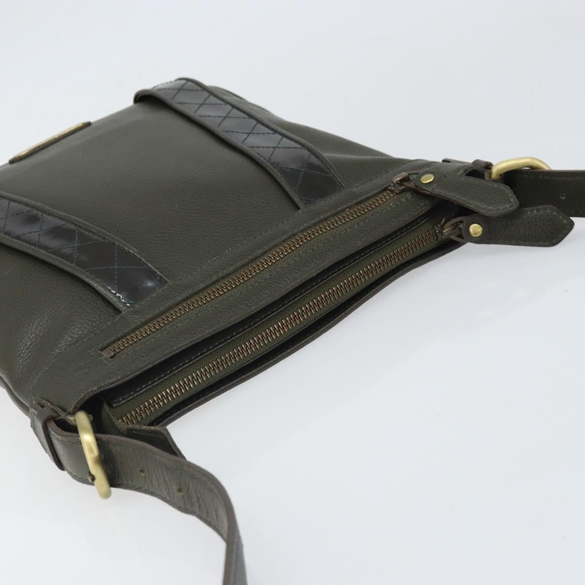 Burberry Vintage Leather, Khaki, Leather, Shoulder Bag