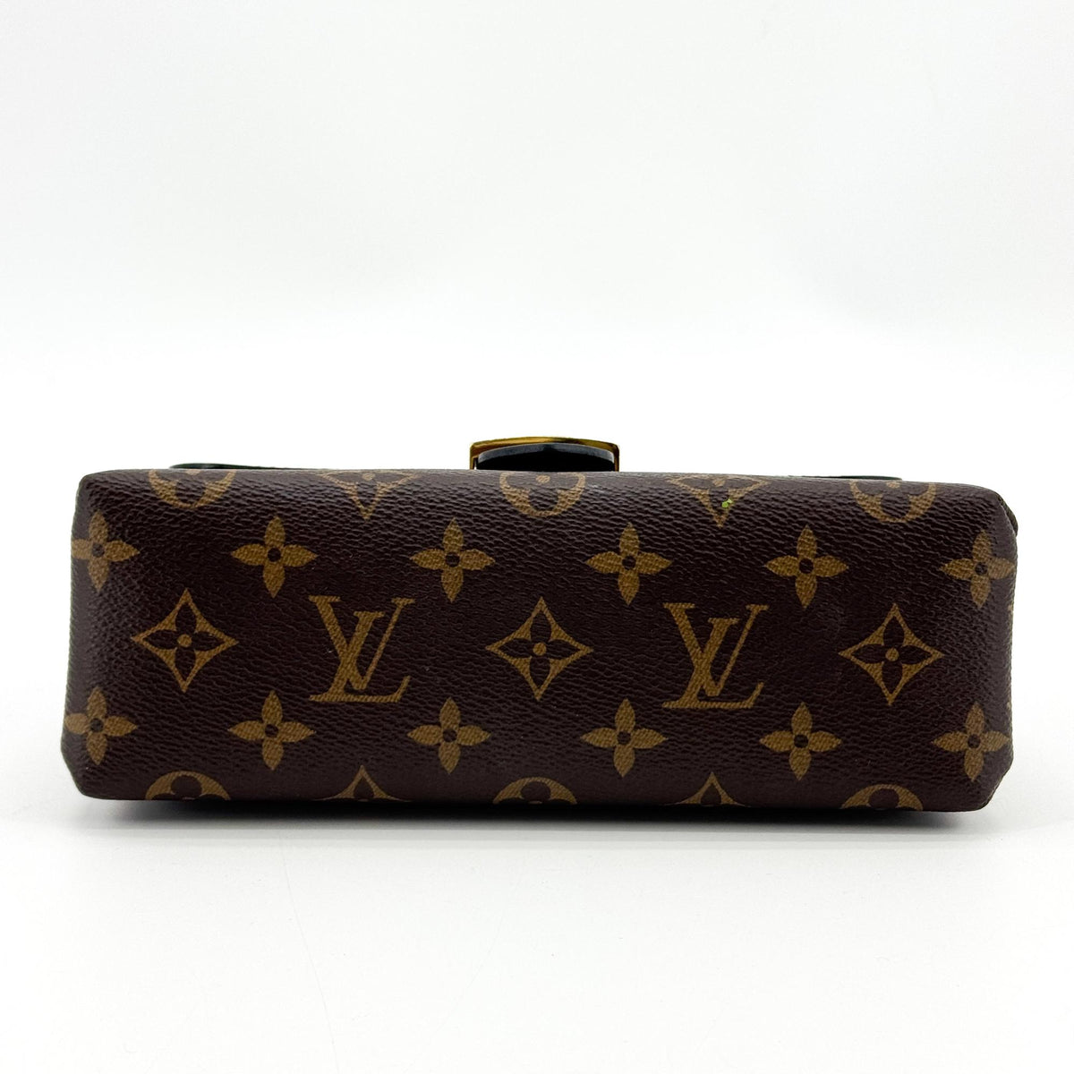 Louis Vuitton Locky Monogram Canvas with Leather, Black, Canvas, Handbag