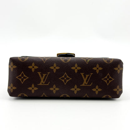 Louis Vuitton Locky Monogram Canvas with Leather, Black, Canvas, Handbag
