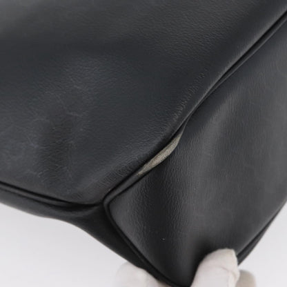 Christian Dior Vintage Honeycomb Canvas, Black, PVC, Shoulder Bag