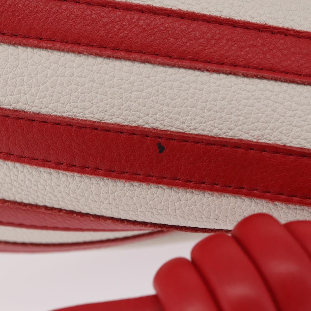 Loewe Flamenco Knot Patchwork Leather, Red, Leather, Handbag