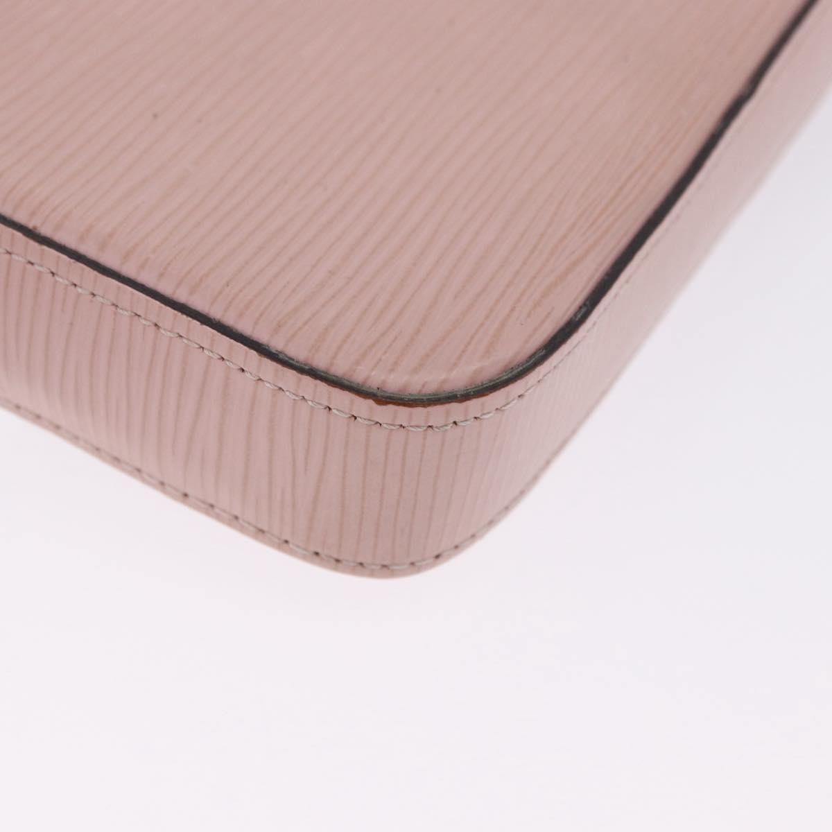 Louis Vuitton Felicie Chain Epi Leather, Pink, Leather, Clutch