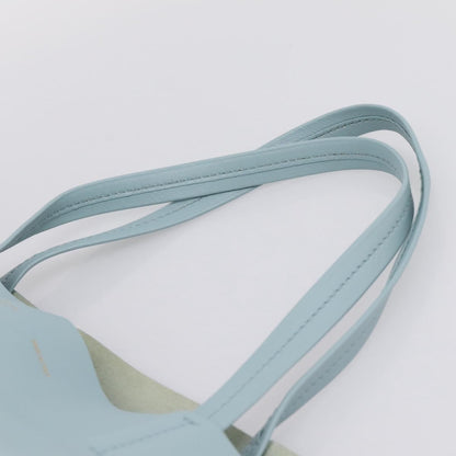 Celine Horizontal Bi-Cabas Leather, Blue, Leather, Tote Bag
