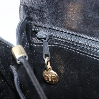 Celine Horse Carriage Leather, Black, Leather, Shoulder Bag