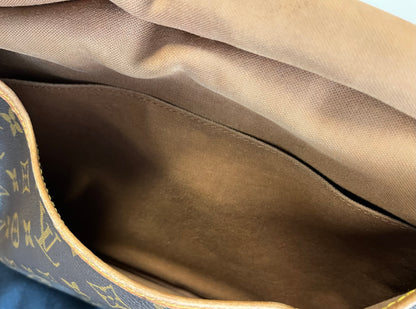 Louis Vuitton Saumur Monogram Canvas, Brown, Canvas, Shoulder Bag