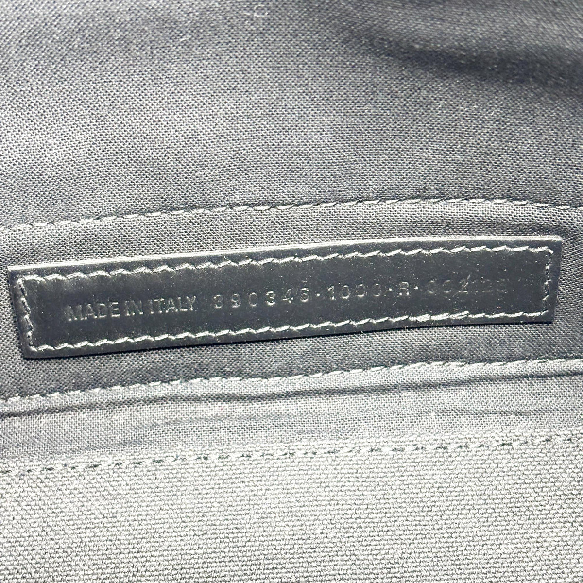 Balenciaga Navy Cabas Canvas with Leather, Black, Canvas, Tote Bag