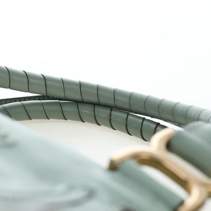 Chloe Marcie Top Handle Leather, Green, Leather, Handbag