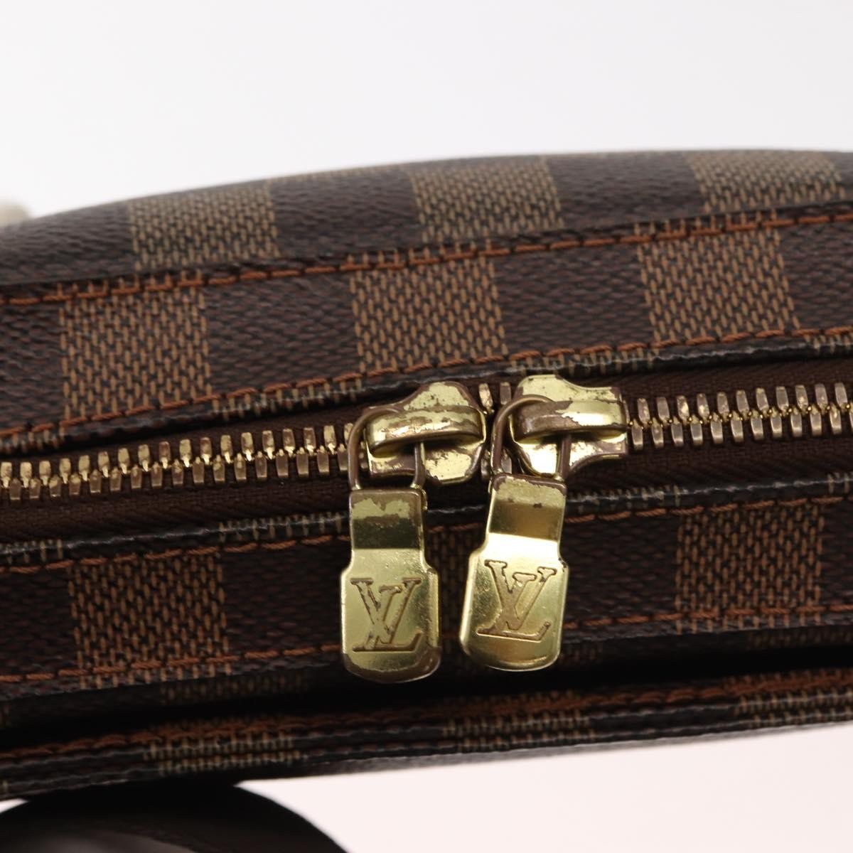 Louis Vuitton Geronimos Waist Damier Ebene, Brown, Canvas, Shoulder Bag