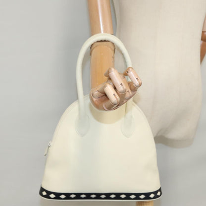 Saint Laurent Handbag Dome Diamond leather, White, Leather, Handbag