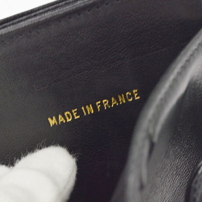Chanel Vintage Timeless Bifold Caviar, Black, Leather, Wallet
