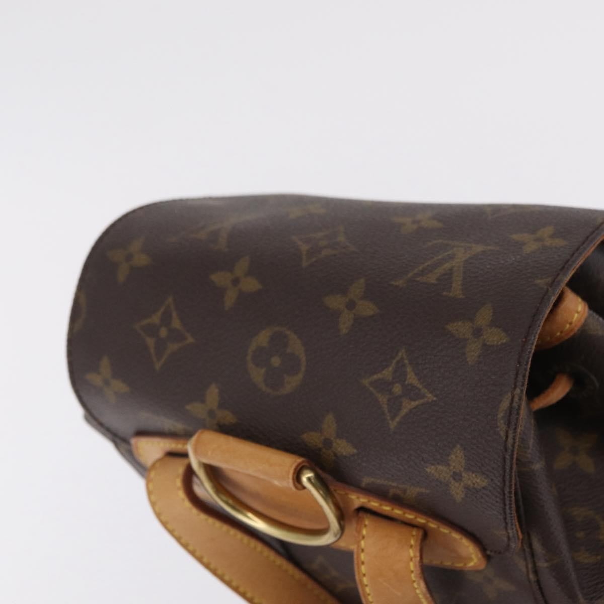 Louis Vuitton Vintage Montsouris Monogram Canvas, Brown, Canvas, Backpack