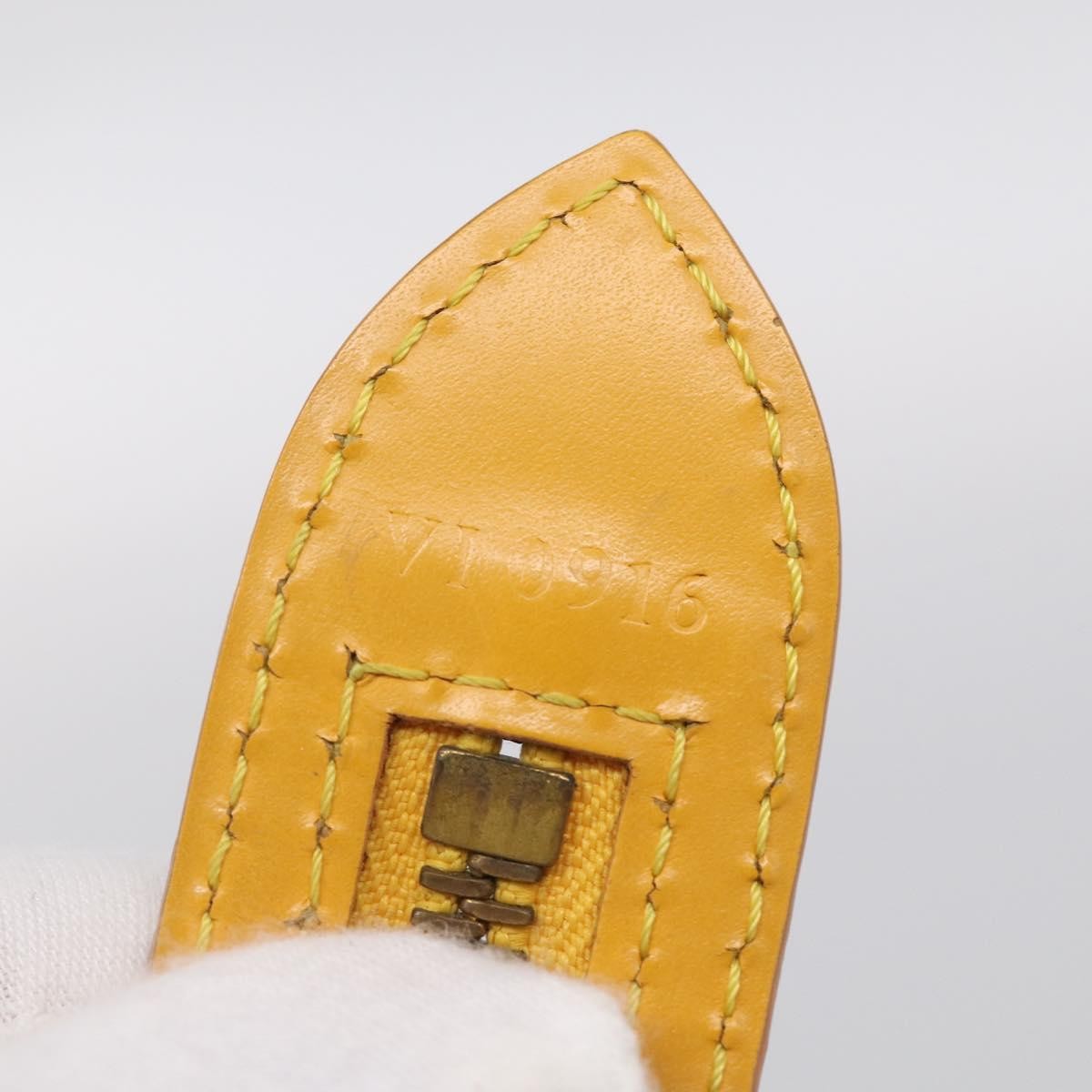 Louis Vuitton Saint Jacques Epi Leather, Yellow, Leather, Handbag