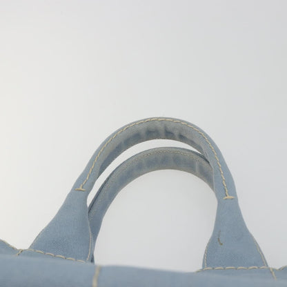 Prada Canapa Canvas, Blue, Canvas, Tote Bag
