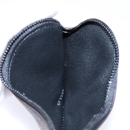 Louis Vuitton Nigo Duck Coin Holder Printed Leather and Limited Edition Giant Damier, Black, Canvas, Card Holder