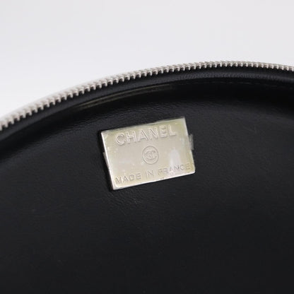 Chanel Coco Neige Zip Around Sunglasses Case with Chain Printed Leather, White, Leather, Sunglasses