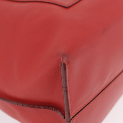 Loewe Tote Leather, Red, Leather, Tote Bag