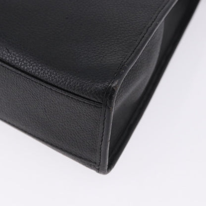 Saint Laurent Vintage Shoulder bag leather, Black, Leather, Shoulder Bag