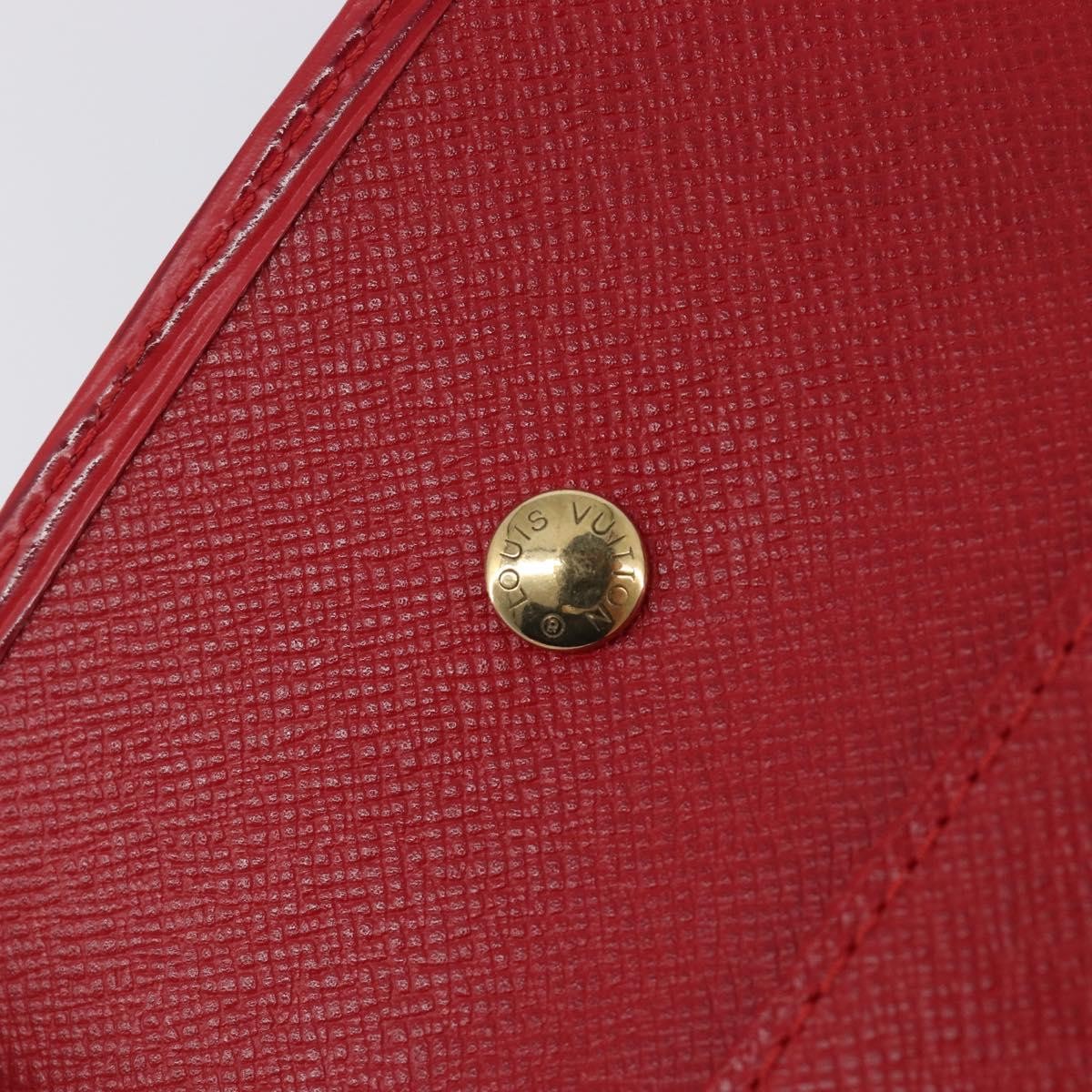 Louis Vuitton Multiclés 4 Cuir verni, Red, Leather, Wallet