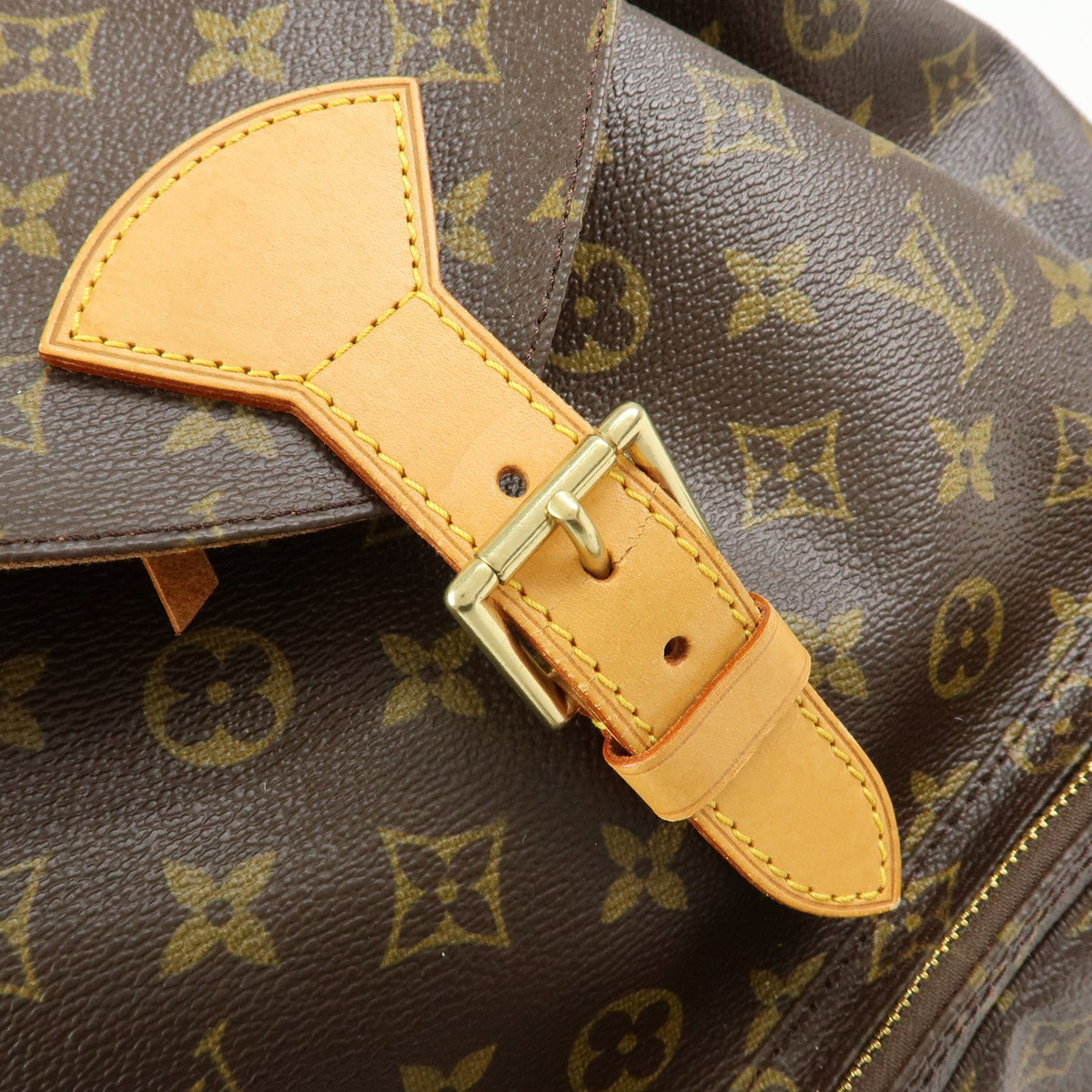 Louis Vuitton Montsouris Monogram Canvas, Brown, Canvas, Backpack