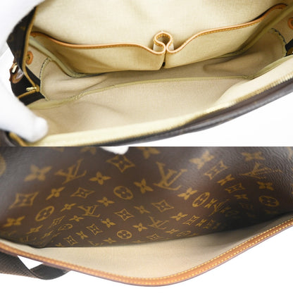 Louis Vuitton Reporter Monogram Canvas, Brown, Canvas, Shoulder Bag