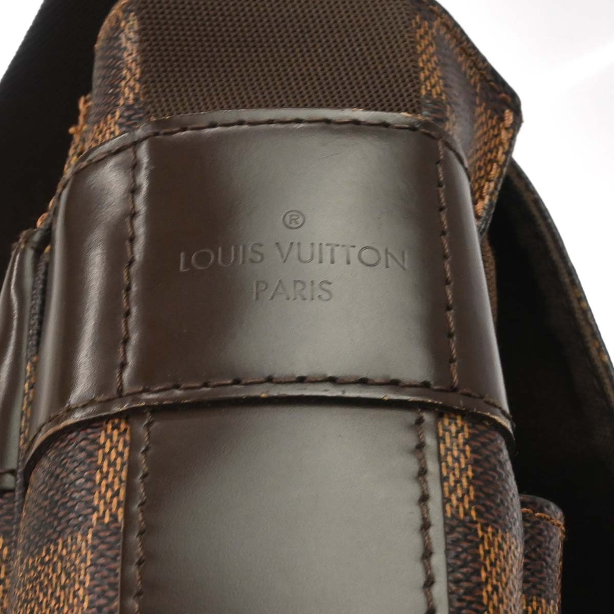 Louis Vuitton Bastille Damier, Brown, Canvas, Shoulder Bag