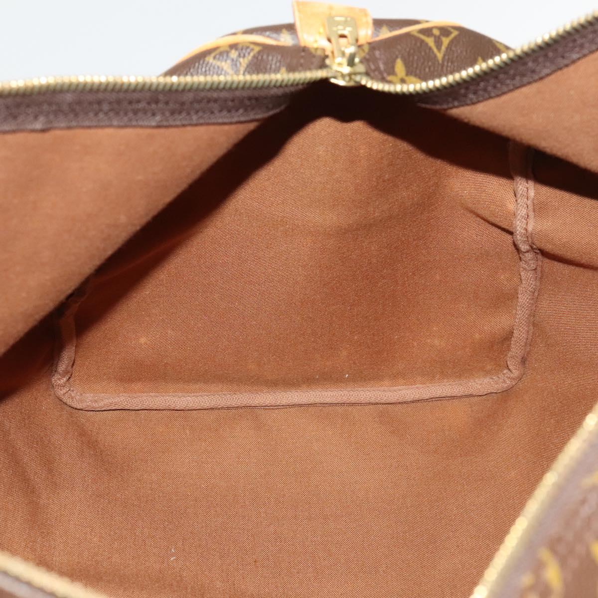 Louis Vuitton Keepall Bag Monogram Canvas, BROWN, CANVAS, Travel bag