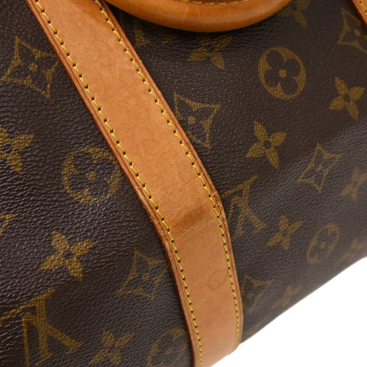 Louis Vuitton Keepall Monogram Canvas, Brown, Canvas, Travel Bag