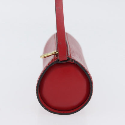 Louis Vuitton Soufflot Pochette Epi Leather, Red, Leather, Clutch