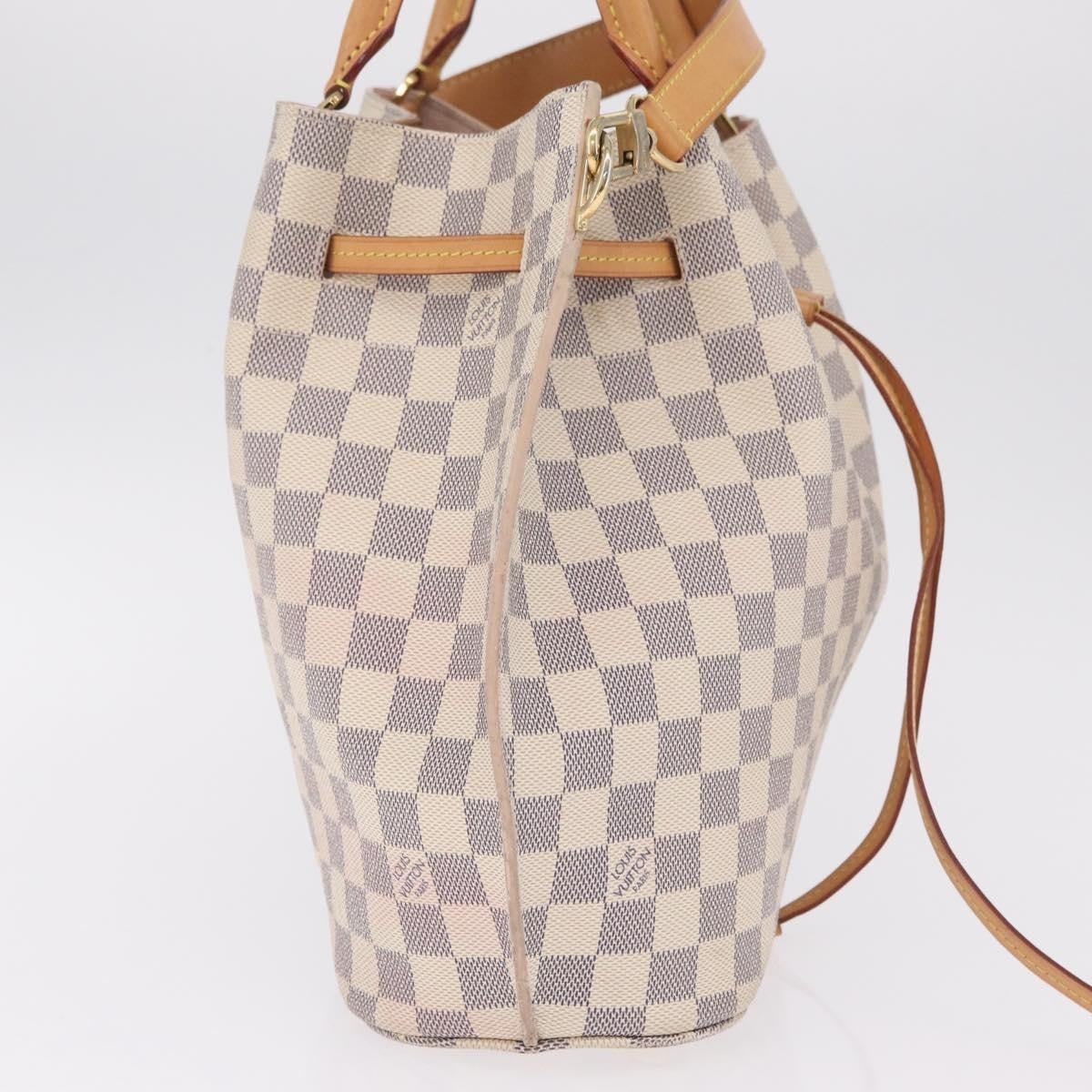 Louis Vuitton Girolata Damier, White, Canvas, Handbag