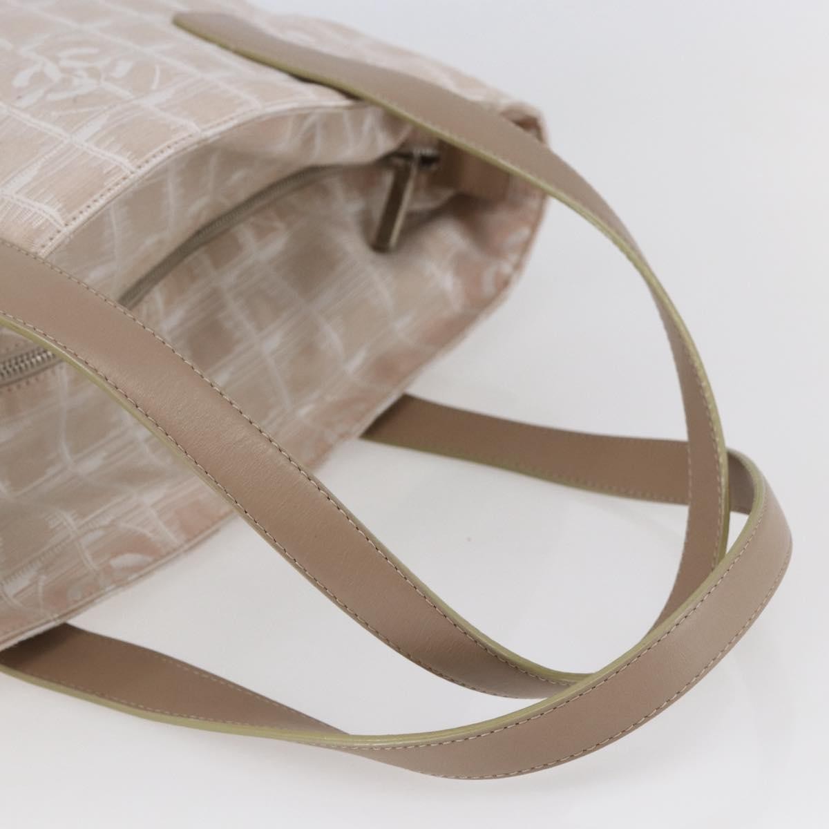 Chanel Travel Line Tote Nylon, Pink, Canvas, Tote bag