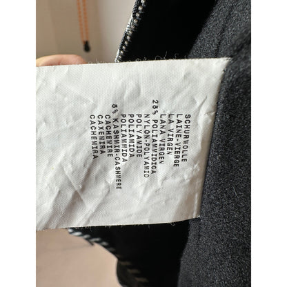 EMPORIO ARMANI Mixed Media Leather Jacket