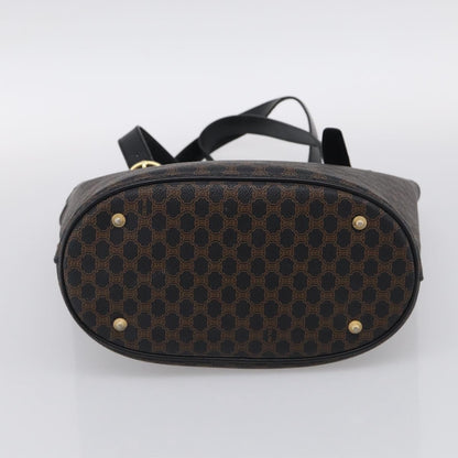 Celine C Macadam Tote PVC leather/ Macadam canvas, Black, Canvas, Shoulder Bag