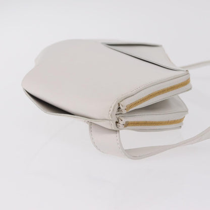 Bottega Veneta NAPPA19 Pouch with Strap Maxi Intrecciato Leather, White, Leather, Clutch