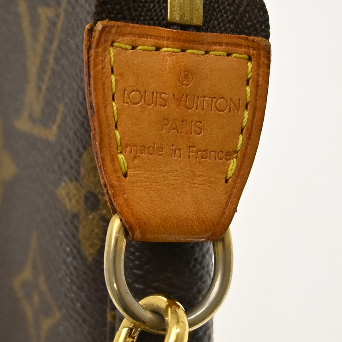 Louis Vuitton Pochette Accessoires Monogram, Brown, Canvas, Clutch