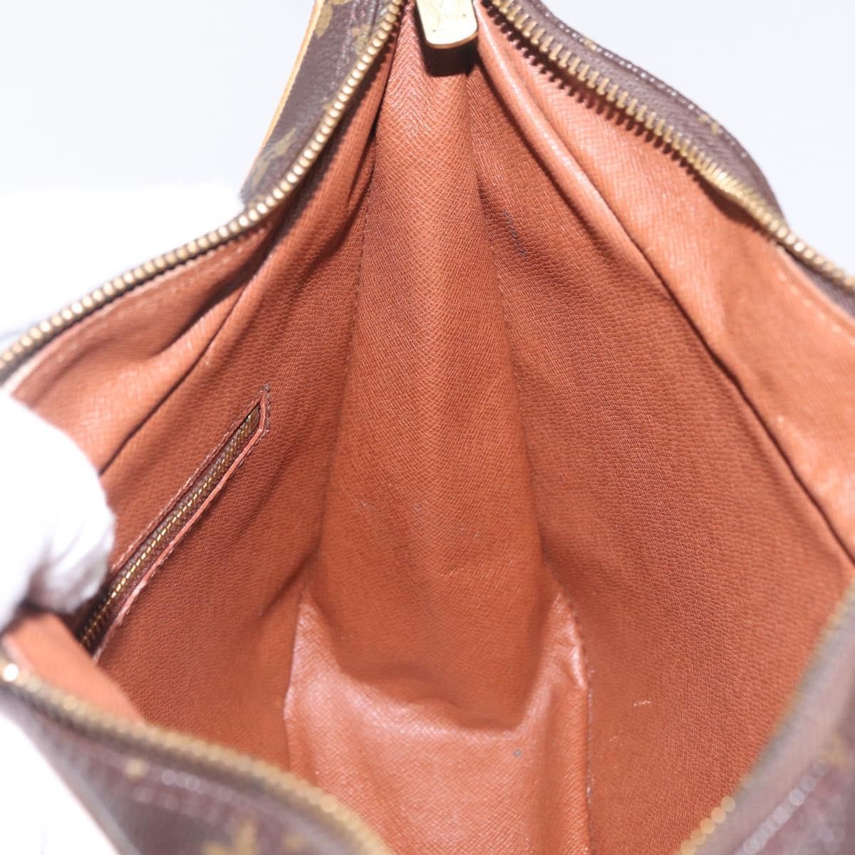 Louis Vuitton Boulogne Monogram Canvas, Brown, Canvas, Handbag
