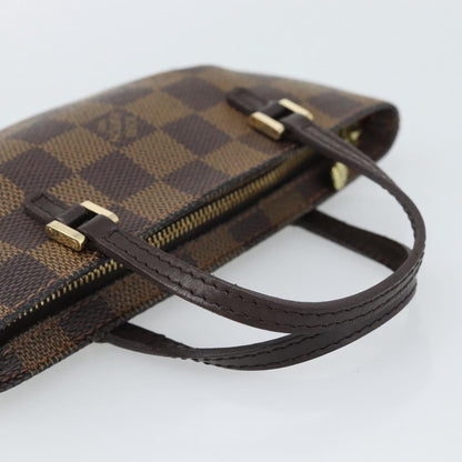 Louis Vuitton Manosque Pochette Damier, Brown, Canvas, Clutch