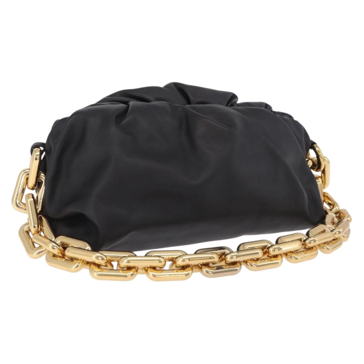 Bottega Veneta The Chain Pouch Leather, Black, Leather, Clutch