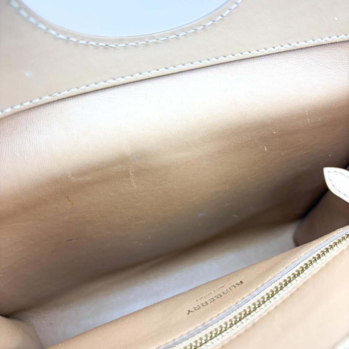 Burberry Convertible Fold Over Pocket Clutch Leather, Brown, Leather, Clutch