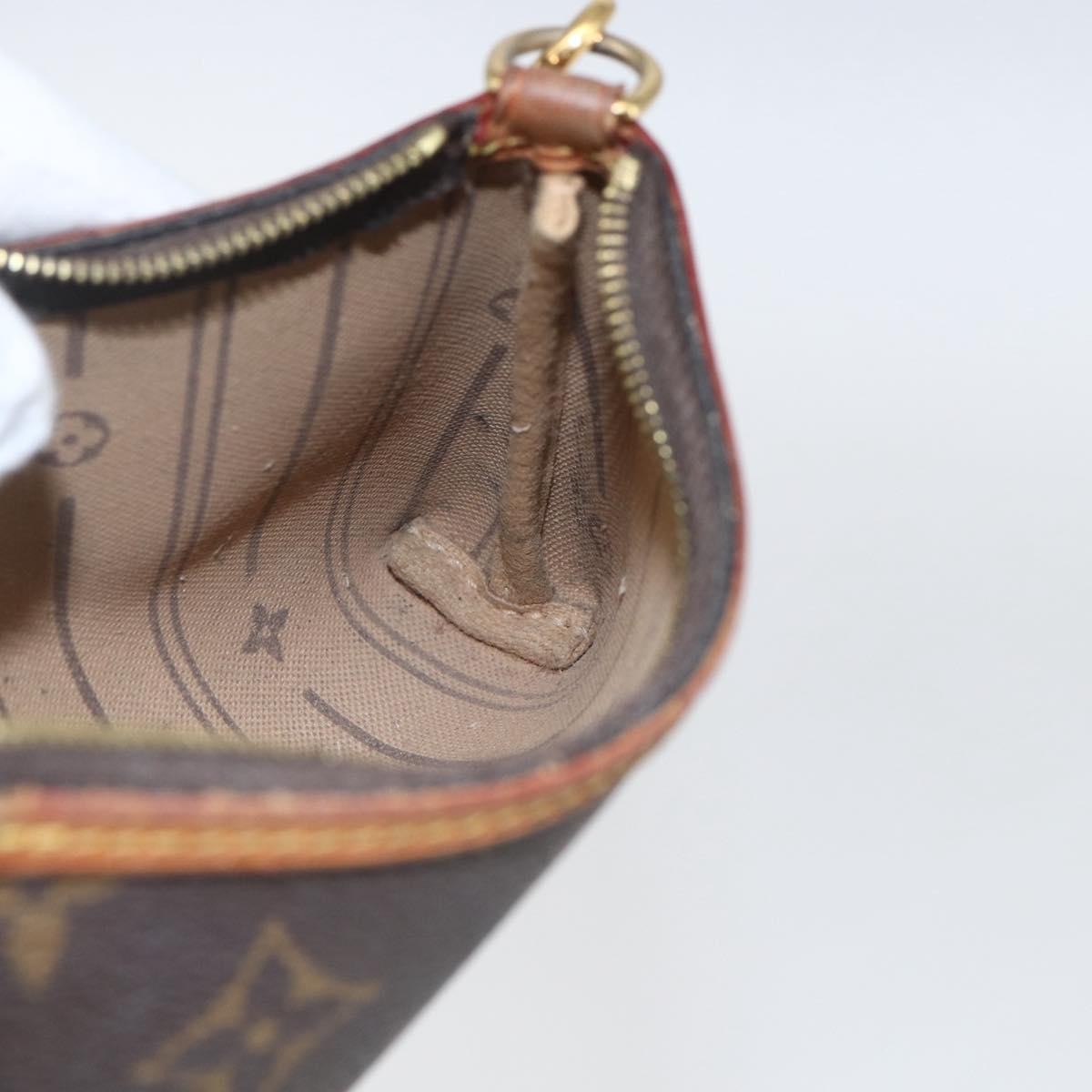 Louis Vuitton Delightful Pochette Monogram Canvas, Brown, Canvas, Clutch