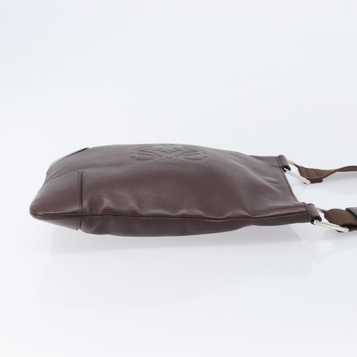 Loewe Anagram Leather, Brown, Leather, Shoulder Bag