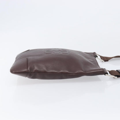 Loewe Anagram Leather, Brown, Leather, Shoulder Bag