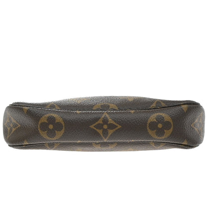 Louis Vuitton Mini pochette accessoires Canvas, Brown, Canvas, Clutch