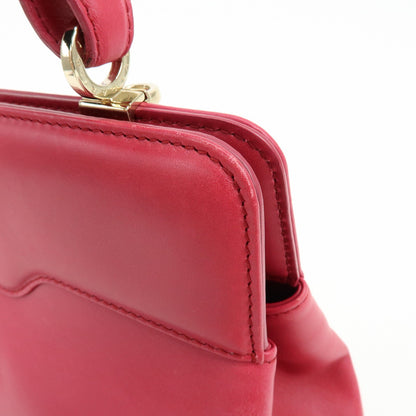 Bvlgari Isabella Rossellini Leather, Pink, Leather, Handbag